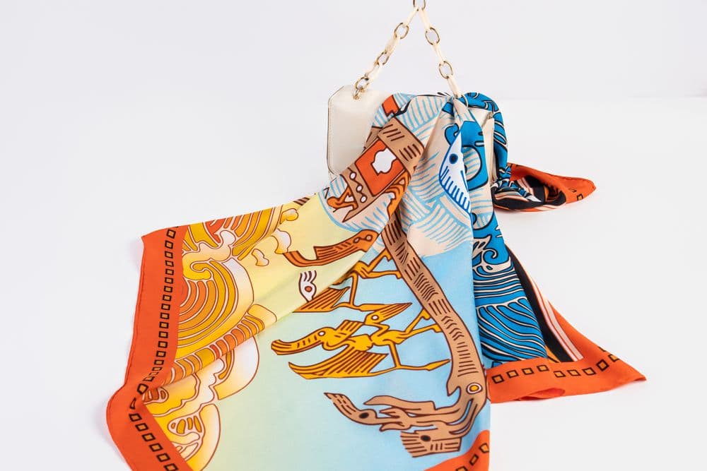 Gucci silk scarf